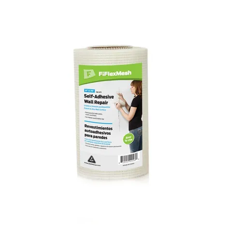 FiFlex 6 in × 75 ft Self-Adhesive Fiberglass Drywall Joint Tape Mesh