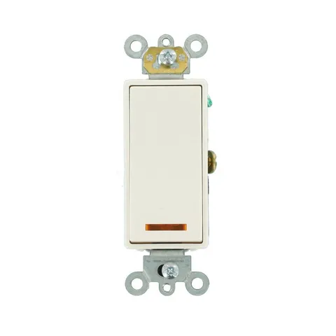 20 Amp Decora Plus Commercial Grade Single Pole Lighted Rocker Switch