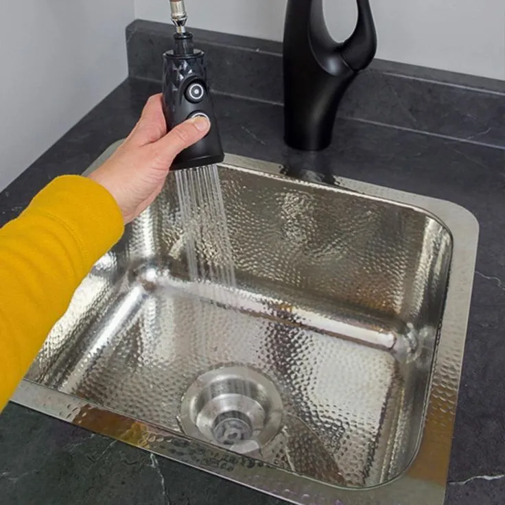 Wilson Undermount Crafted Stainless Steel 17 in. Single Bowl Bar Prep Sink in Polished Finish, photo 4 of 6