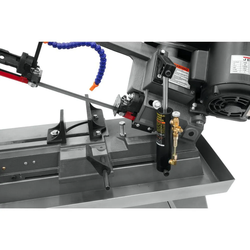 1/2 HP 5 in. x 8 in. Wet Metalworking Horizontal Band Saw with Rolling Stand, 3-Speed, 115-Volt, J-3230, photo 2 of 6