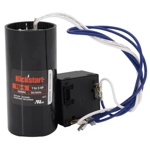 96503 TO5 KickStart Potential Relay and Start Capacitor (1 to 3 Ton)