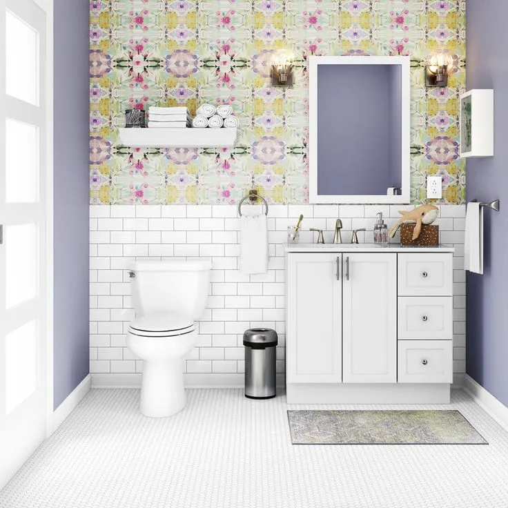 Style Selections 36.5-in White Single Sink Bathroom Vanity with White Cultured Marble Top (Mirror Included), photo 5 of 11