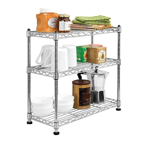 7.5 in wide · 17.5 in deep · 18.5 in high, 3-Tier Mini Cabinet Organizer
