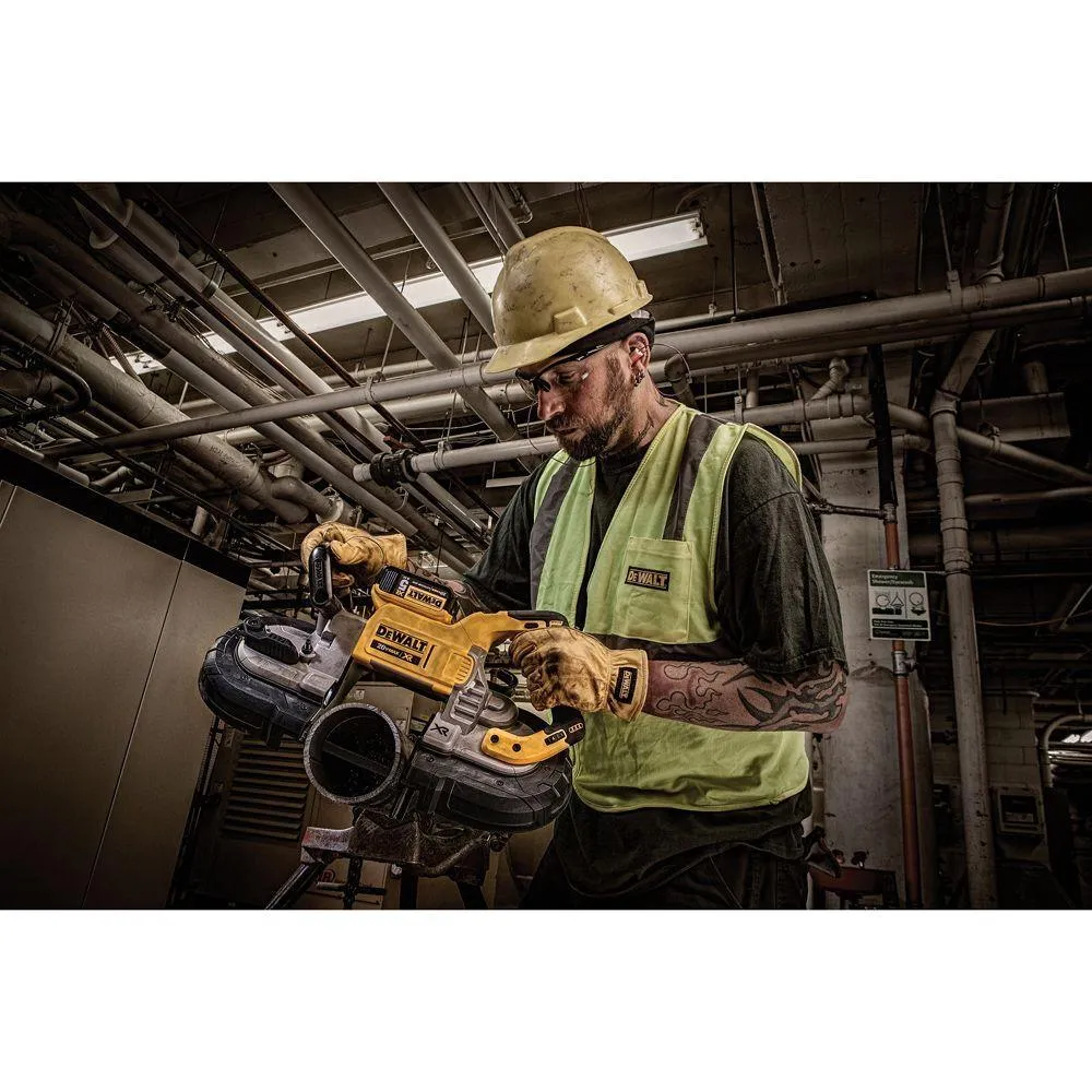 DEWALT 20-Volt MAX Li-Ion Cordless Band Saw (Tool-Only) with 4-1/2 in. Grinder (Tool-Only), Battery 5 Ah, Charger and Kit Bag, photo 11 of 14