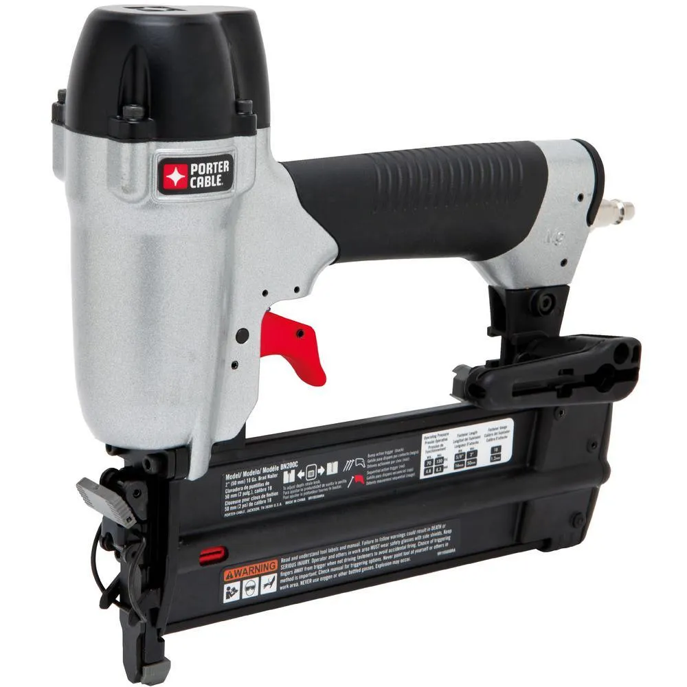 PORTER-CABLE 18-Gauge Pneumatic Brad Nailer Kit with Bonus 23-Gauge 1-3/8 in. Pin Nailer, photo 9 of 15