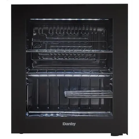 16-Bottle Capacity Black Built-In/Freestanding Wine Chiller