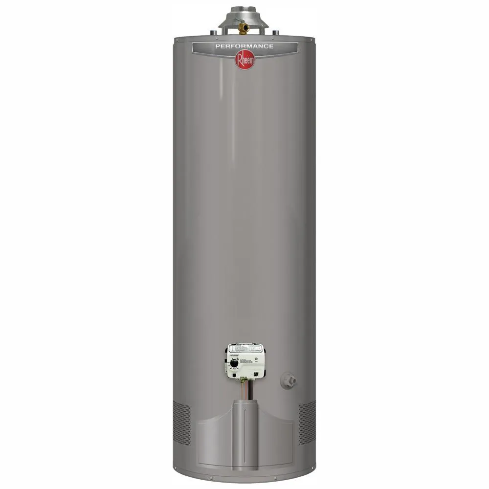 Performance 40 Gal. Tall 6-Year 38,000 BTU Ultra Low NOx (ULN) Natural Gas Tank Water Heater with Top T and P Valve, photo 4 of 4
