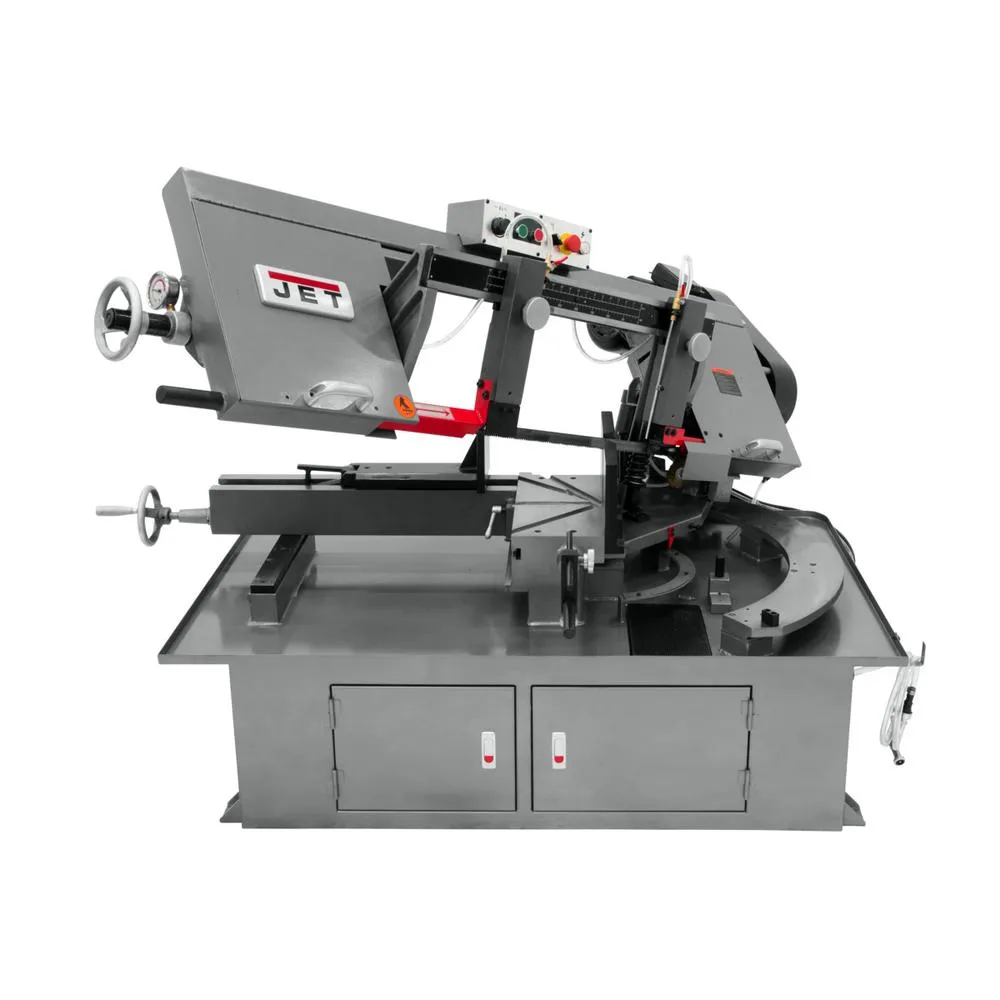 Jet 10 in. x 18 in. Metalworking Horizonal Dual Mitering Bandsaw, 1 HP, 230-Volt, 1Ph, photo 2 of 7