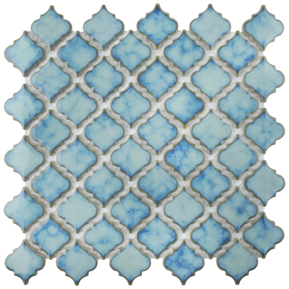 Merola Tile Hudson Tangier Marine 12 in. x 12 in. Porcelain Mosaic Tile (10.96 sq. ft. / Case), photo 2 of 8