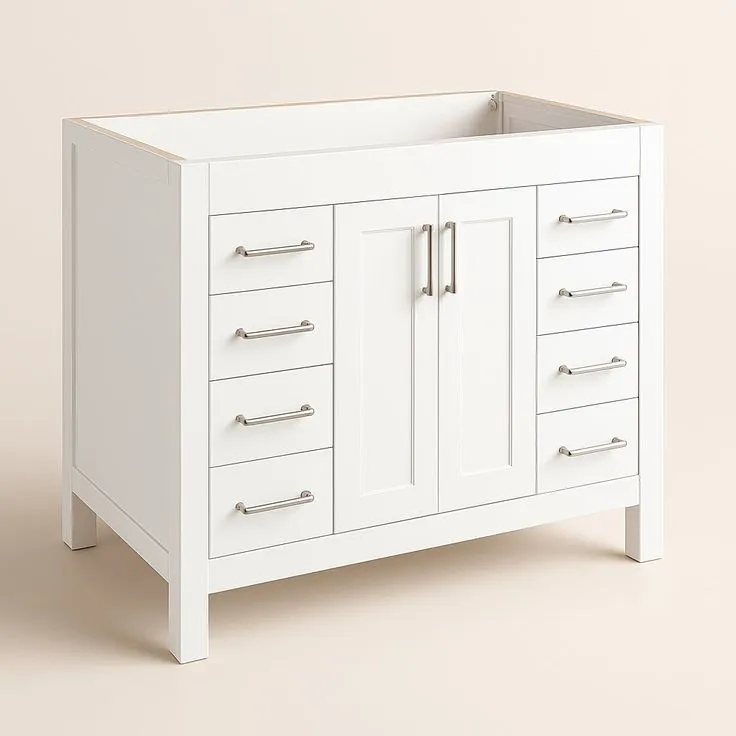 Westcourt 36 in. W x 21 in. D x 34 in. H Bath Vanity Cabinet Only in Sterling Gray, photo 15 of 22