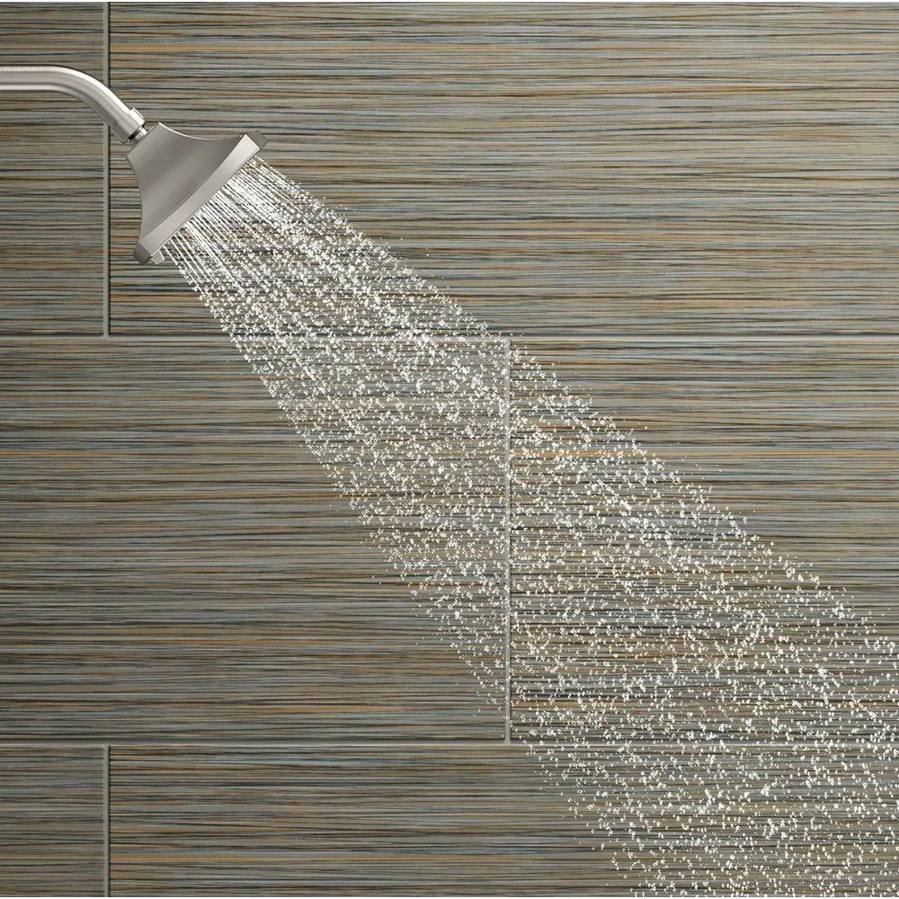 Rubicon 1-Handle 3-Spray Wall-Mount Tub and Shower Faucet in Brushed Nickel (Valve Included), photo 4 of 7