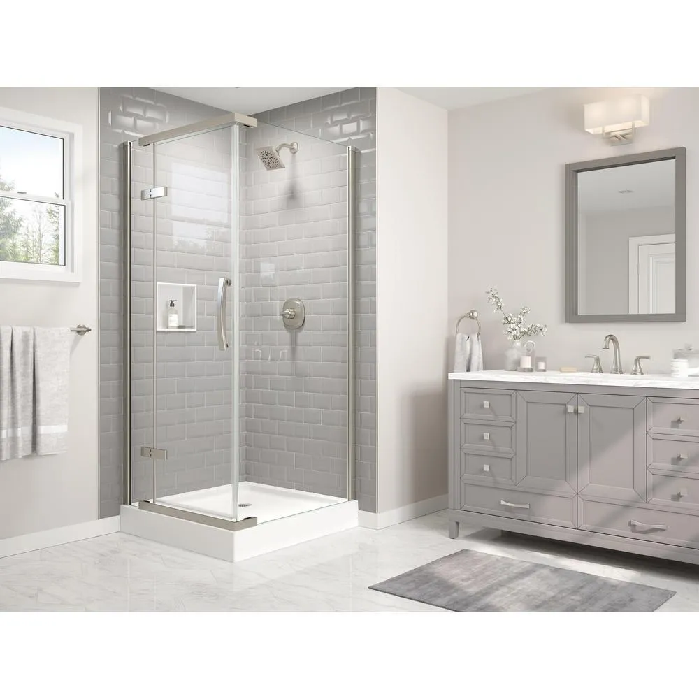 Portwood Single-Handle 5-Spray Tub and Shower Faucet with H2Okinetic in SpotShield Brushed Nickel (Valve Included), photo 10 of 16