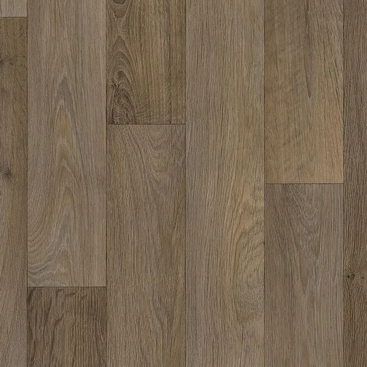 TrafficMASTER Oak Strip Washed Grey Residential Vinyl Sheet, Sold by 12 ft. Wide x Custom Length, photo 3 of 6