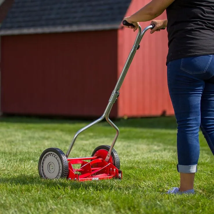 Great States 14 in. Manual Push Walk-Behind Non-Electric Reel Lawn Mower, photo 3 of 7