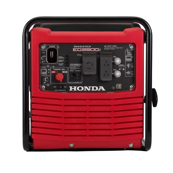 Honda 2800-Watt Recoil Start Portable Gasoline Powered Inverter Generator with Eco-Throttle and Oil Alert, photo 2 of 6
