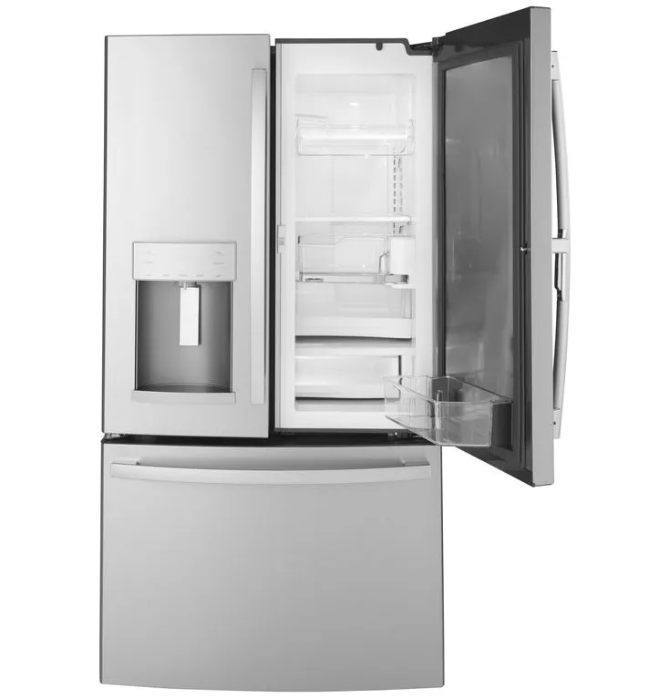 GE 27.8-cu ft French Door Refrigerator with Ice Maker and Door within Door (Fingerprint-Resistant Stainless Steel), photo 2 of 8