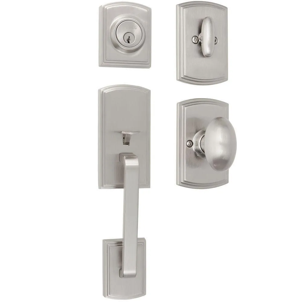 Italian Collection Visconti Dummy Edged Bronze Door Handleset with Artino Interior, photo 2 of 2