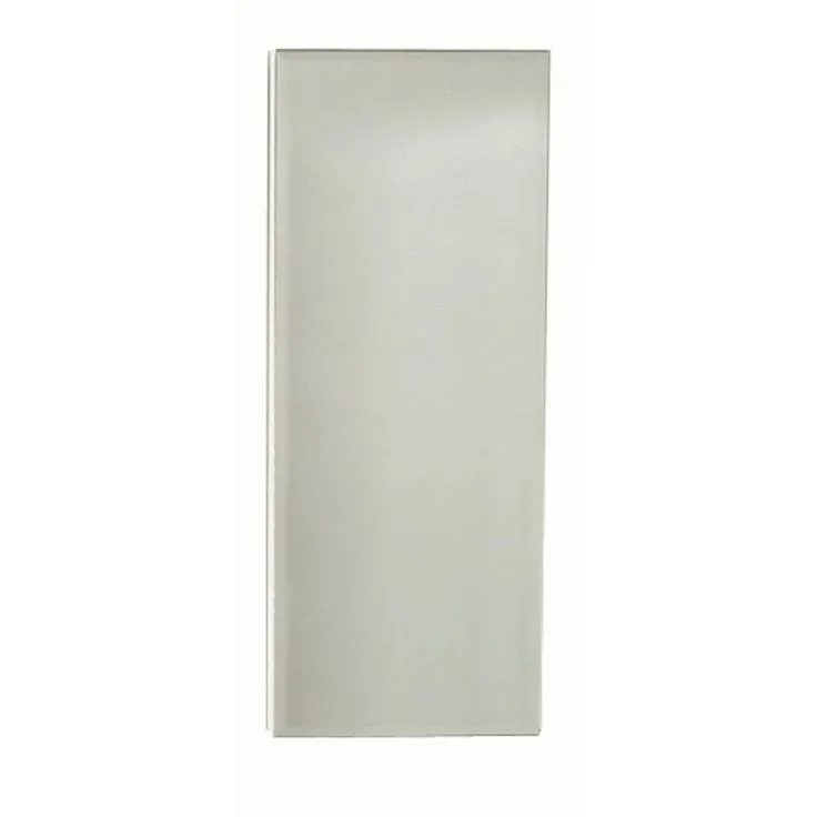 Zenith 14-1/4 in. W x 36 in. H Corner Over the Mirror Surface-Mount Medicine Cabinet in Beveled Frameless Mirror Glass, photo 2 of 4