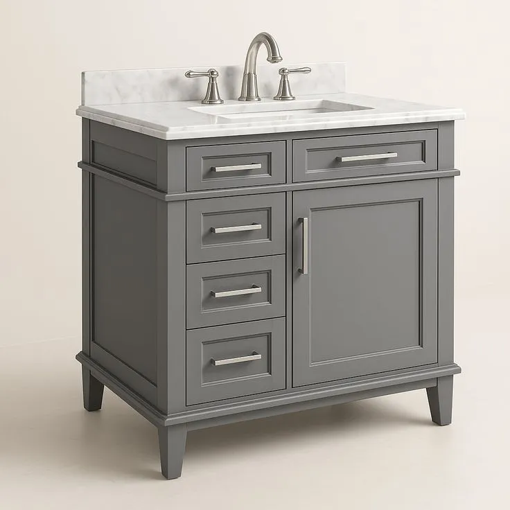 bath & fixtures, Pebble Grey, photo 2 of 3