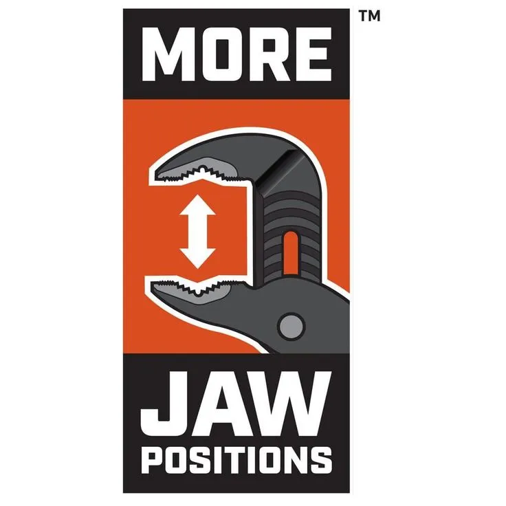 Crescent Grip Zone 10 in. and 12 in. V-Jaw Tongue and Groove Plier Set with Dual Material Grips, photo 2 of 11