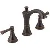 Delta Valdosta Venetian Bronze 2-Handle Widespread WaterSense Bathroom Sink Faucet with Drain, photo 3 of 3