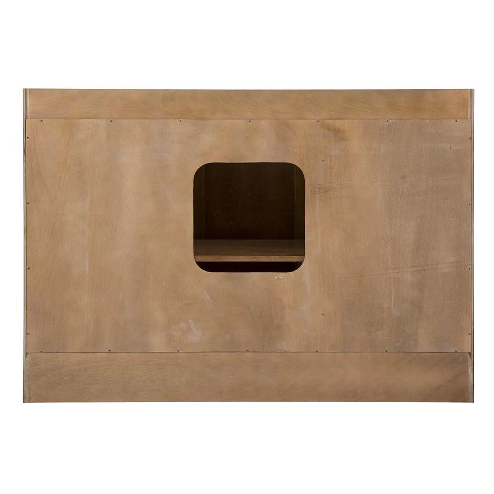 Creedmoor 48 in. W Bath Vanity Cabinet Only in Walnut with Right Hand Drawers, photo 3 of 12