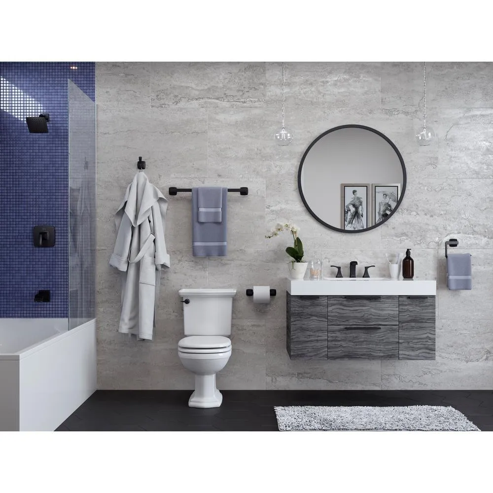 Venturi Toilet Paper Holder in Matte Black, photo 2 of 8