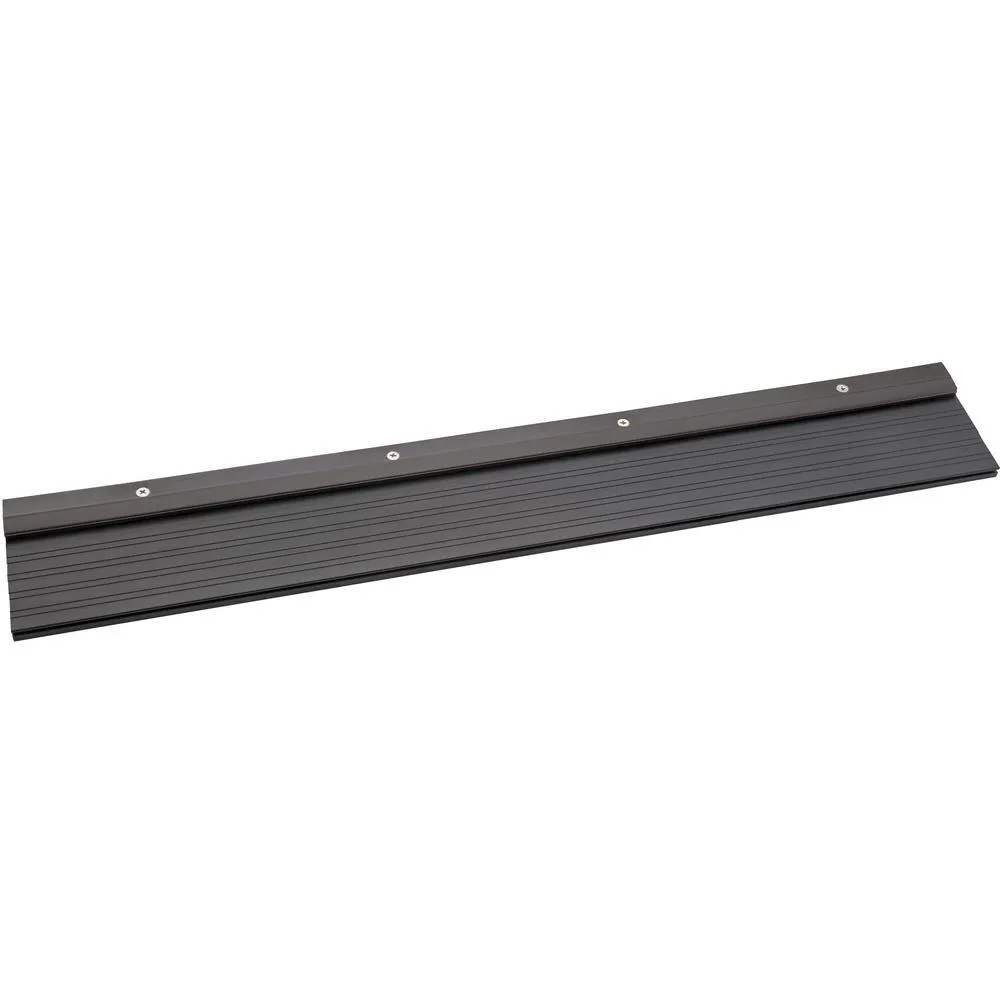 JELD-WEN 36 in. x 80 in. 3/4 Lite Sanibel Primed Steel Prehung Left-Hand Inswing Front Door w/Brickmould, photo 10 of 12