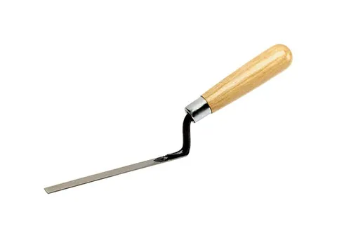 1/4 in. Carbon Steel Brick Tuck Pointer with Wood Handle