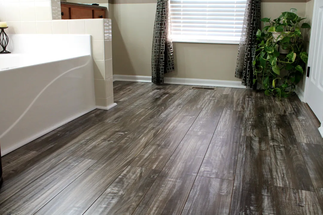 BuildDirect Odessa Grey 12mm 48" X 6.6" Laminate Flooring (21.96sq. ft. per box), photo 4 of 9