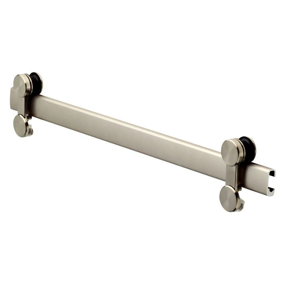 48 to 60 in. Contemporary Sliding Shower Door Track Assembly Kit in Bronze, photo 4 of 5