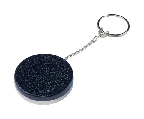 Metal Silver Retractable Key Chain