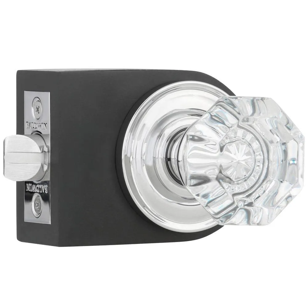 Filmore Satin Nickel Hall/Closet Crystal Door Knob, photo 8 of 8