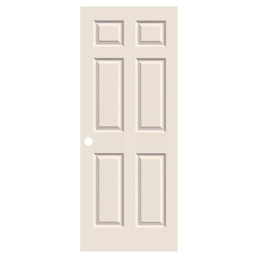 JELD-WEN 30 in. x 80 in. Colonist Primed Textured Molded Composite MDF Interior Door Slab, photo 9 of 18