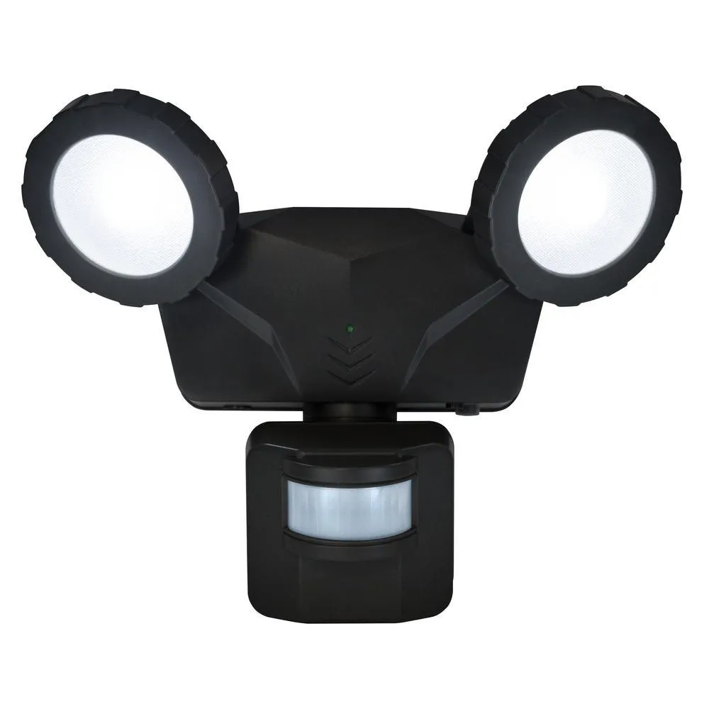 160-Degree Dark Grey Motion Activated Outdoor Integrated LED Flood Light with Wireless Smart Control, photo 2 of 6