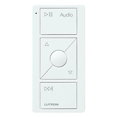 Caseta Wireless Pico Remote for Audio, Works with Sonos, White