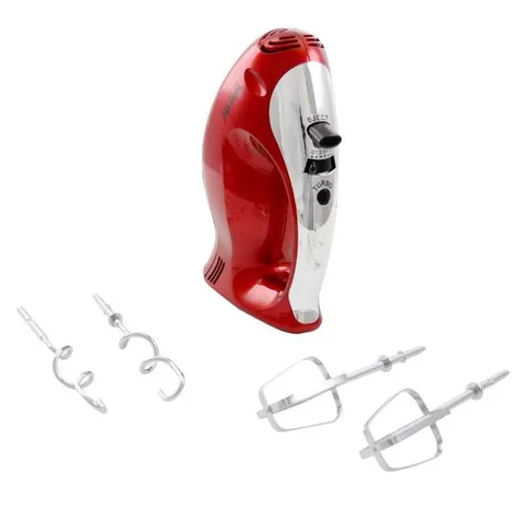 6-in Cord 2-Speed Red Hand Mixer
