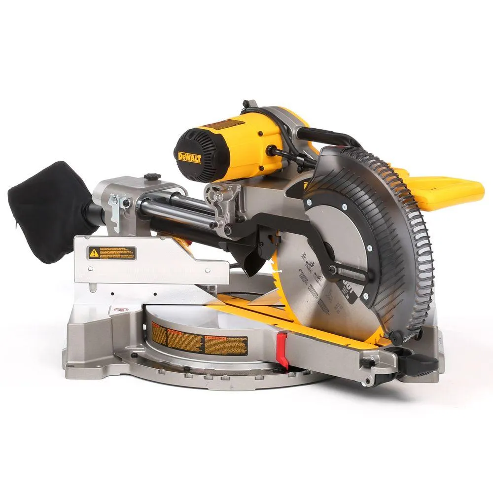 DEWALT 15 Amp Corded 12 in. Sliding Miter Saw with Bonus Heavy-Duty Miter Saw Stand, photo 4 of 14