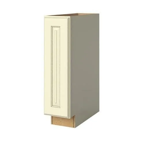 allen + roth Annscroft 9-in W x 34.5-in H x 24-in D Hazelnut Maple Door Base Semi-Custom Cabinet, photo 2 of 7