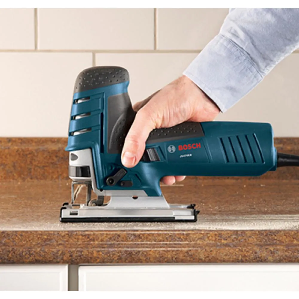 Bosch Multi-Purpose Steel T-Shank Jig Saw Blade Set 15-Pack and 7 Amp Corded Variable Speed Barrel-Grip Jig Saw Kit with Case, photo 5 of 7