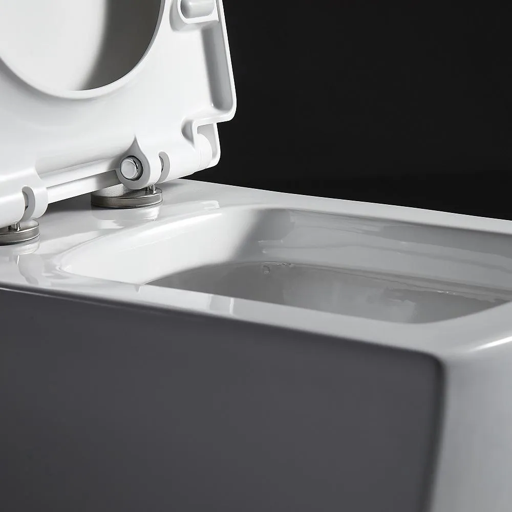 1-Piece 1.28 GPF Dual Flush High Efficiency Elongated Toilet in White, Seat Included, photo 7 of 7