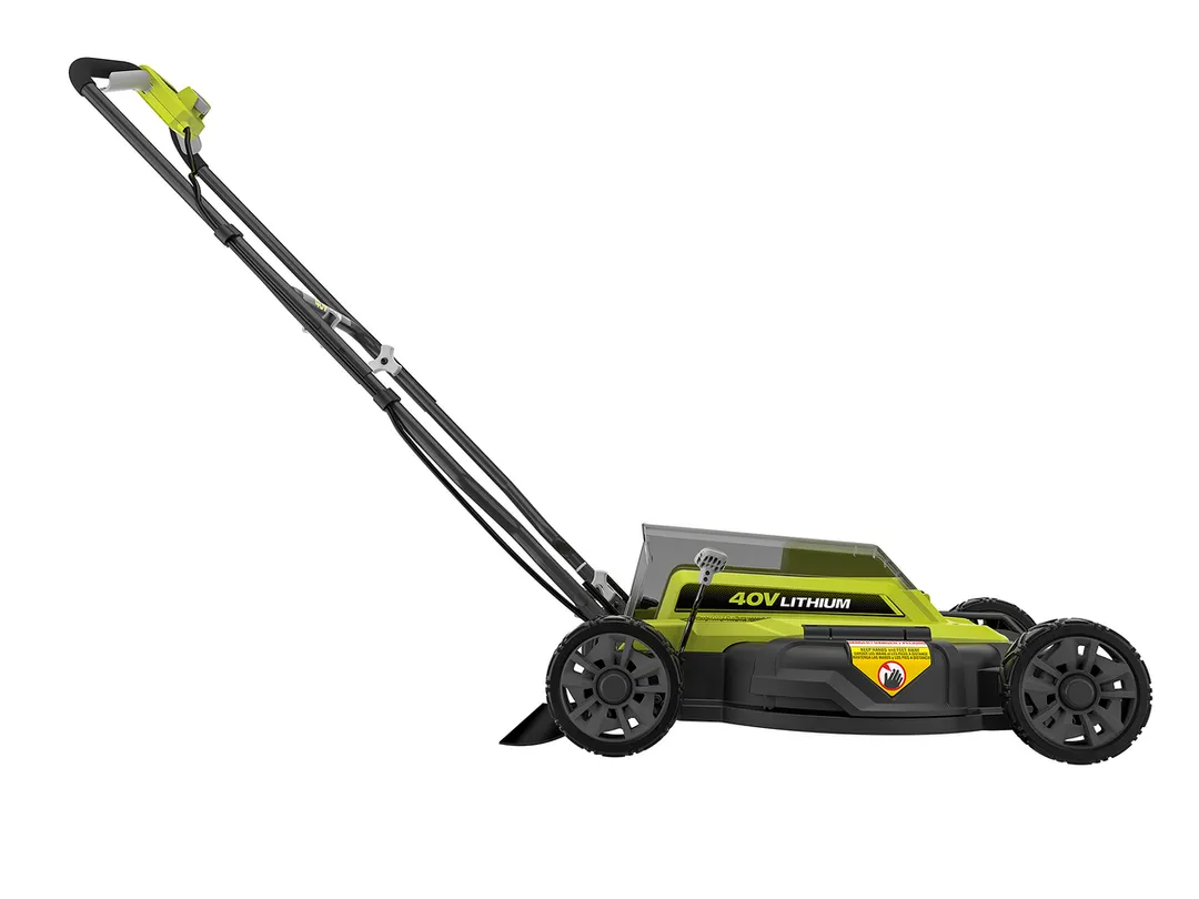 RYOBI 18 in. 40-Volt 2-in-1 Lithium-Ion Cordless Walk-Behind Push Mower with Two 4.0 Ah Batteries and Charger, photo 8 of 8