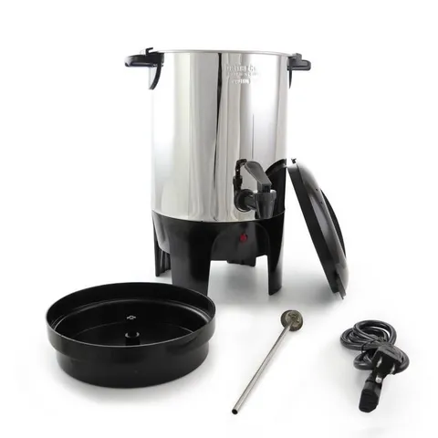 30-Cup Silver Commercial/Residential Coffee Urn