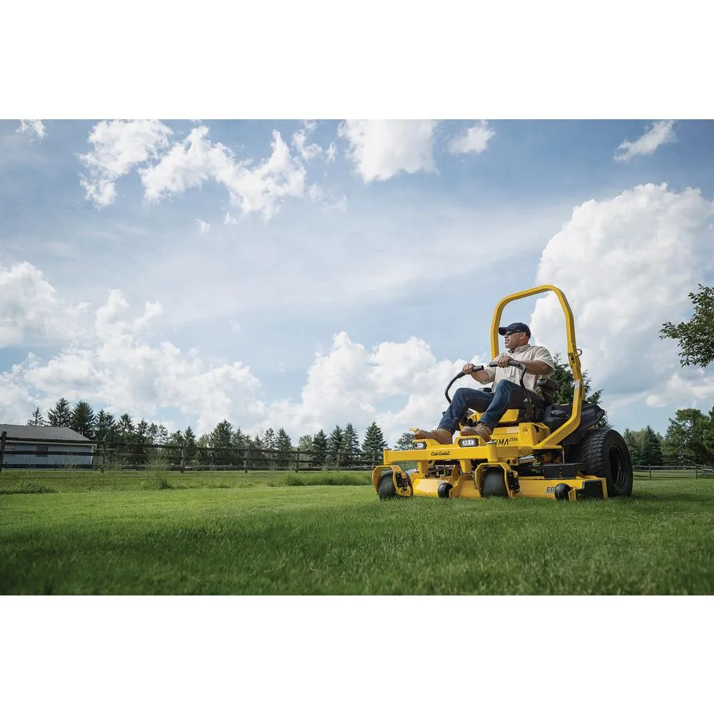 Cub Cadet Ultima ZTX5 60 in. Fab Deck 24 HP Kawasaki V-Twin Zero Turn Mower with Roll Over Protection and Front Wheel Suspension, photo 2 of 14