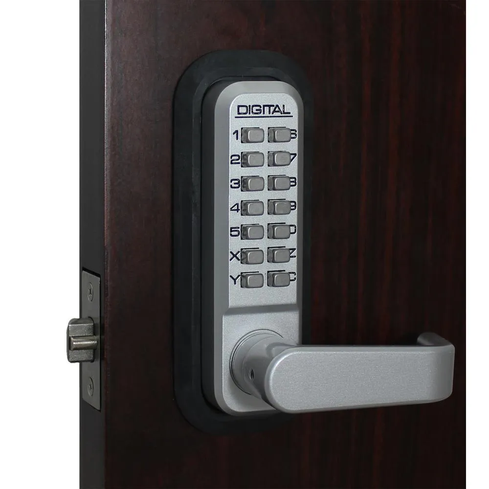 2835 Double Combination Marine Grade Keyless Mechanical Passage Door Lever Lock Handleset, photo 2 of 2