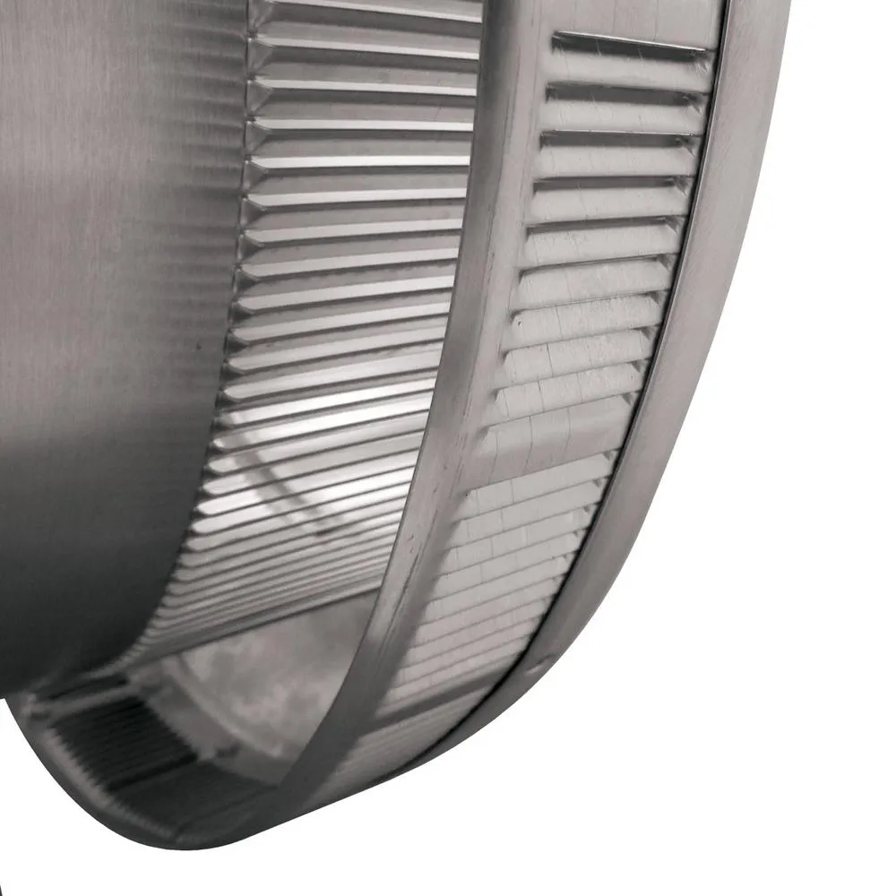 Active Ventilation 14 in. Dia Aluminum Roof Louver Exhaust Vent in Mill Finish, photo 9 of 12