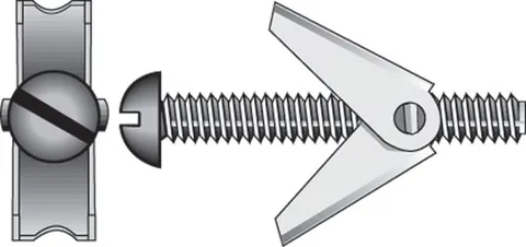 1/4 × 3 in Toggle Bolts (6-Pack)