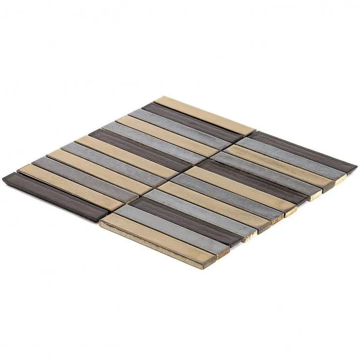 Bond Tile Glory Midnight 11.81 in. x 11.81 in. Ceramic and Glass Wall Mosaic (0.97 Sq. Ft.), photo 6 of 6