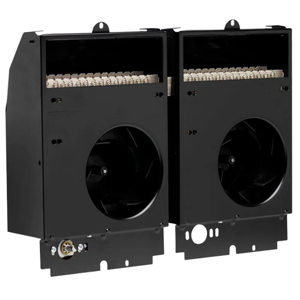 Com-Pak Twin 4,000-Watt 240-Volt Fan-Forced Wall Heater Assembly Only with Thermostat, photo 3 of 3