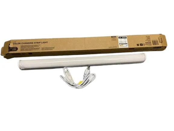 2 ft. 17-Watt Equivalent Integrated LED White Strip Light Linkable Plug-in Direct Wire 900 Lumens 3 Color Temp Options, photo 2 of 2